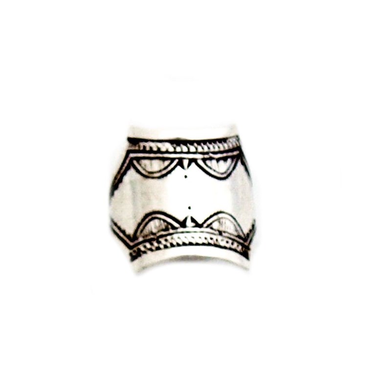 Bague mixte Chevalière Argent artisanat traditionnel - vue 2