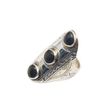 Bague Touareg longue onyx