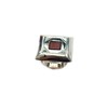 Bijoux Touareg Ethniques Bague argent carrée et agate rouge - vue V3