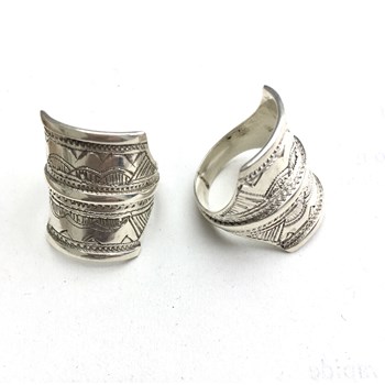 Chevalière touareg mixte fait main