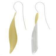 Boucles d'Oreilles Argent 925 doré Nymphe