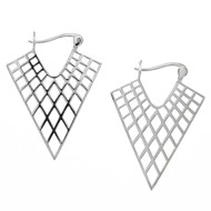 Boucles d'Oreilles Argent 925 triangle