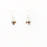 Boucles Tourmaline VC Argent