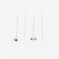 Boucles Tourmaline VL Argent