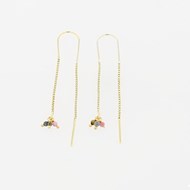 Boucles Tourmaline VL Vermeil