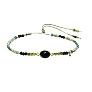 Bracelet chainette Rubis Zoisite