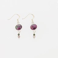 Boucles Rubis Zoisite