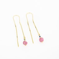 Boucles Kawi Vermeil Agate