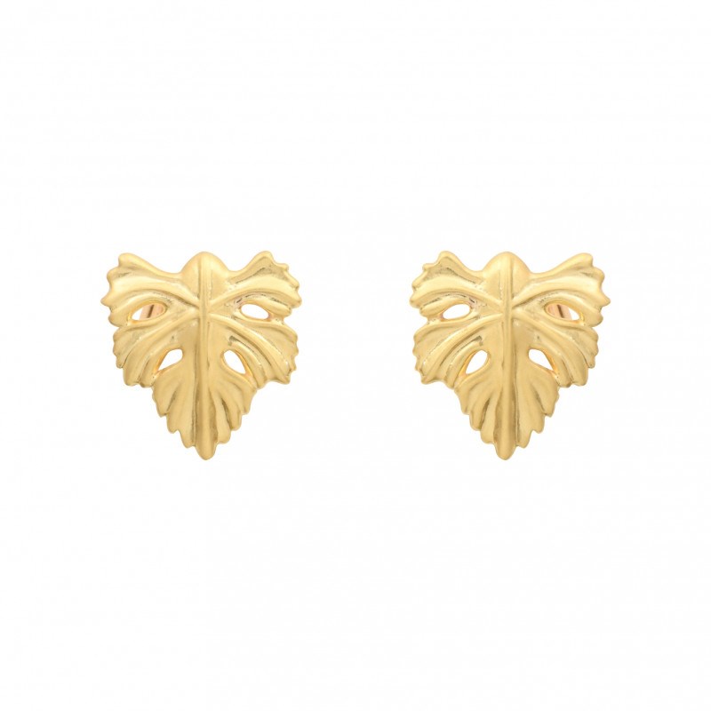 Boucles d'oreilles COLLECTION CONSTANCE PAN plaqué or - vue V1