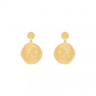 Boucles d'oreilles COLLECTION CONSTANCE CLEOPATRE plaqué or