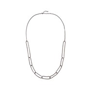 Collier chaîne oval allongé
