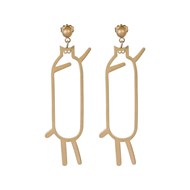 Boucles d'oreilles chat dansant