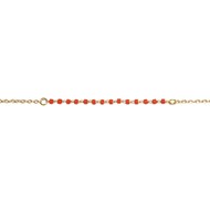 Bracelet chaîne miyuki-Doré à l'or fin