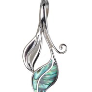 Pendentif en Nacre Abalone et Argent massif 925 millième