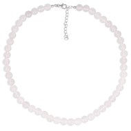 Collier en Pierre de Lune et argent rhodié 925