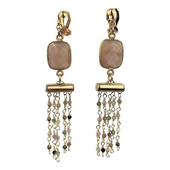 Boucles d'oreilles clips Uttanasana Doré