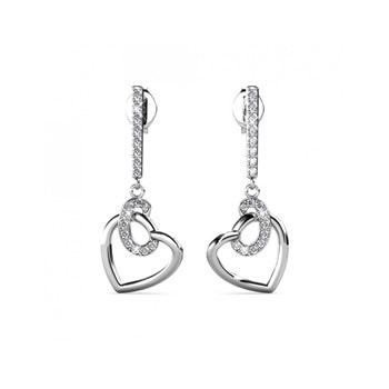 Boucles d'oreilles Allure - Zilver en Kristal