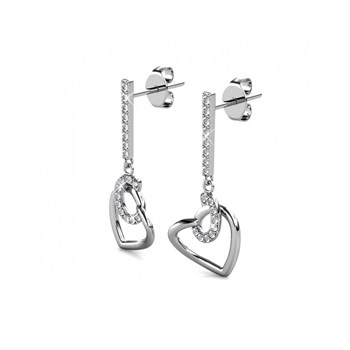 Boucles d'oreilles Allure - Zilver en Kristal