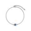 Bracelet Birth Stone  - Argenté et Bleu clair - vue V1