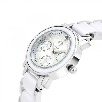 Lila SC Crystal watch adorned with a genuine black diamond