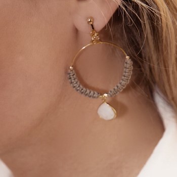 Boucles d'oreilles créoles clips Forever