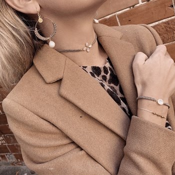 Boucles d'oreilles créoles crochets Forever