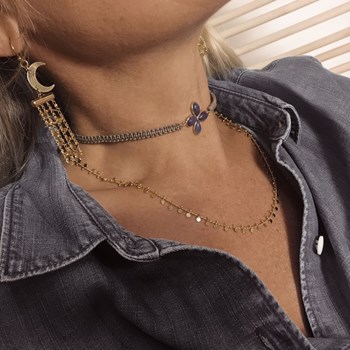 Boucles d'oreilles Clip Ardha Chandra