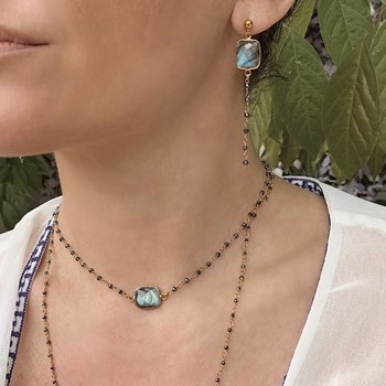 Boucles d'oreilles Yoganidrasana Doré