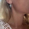 Boucles d'oreilles Yoganidrasana Argent - vue V2