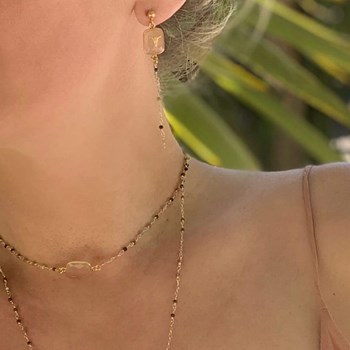 Boucles d'oreilles Trikonasana Doré