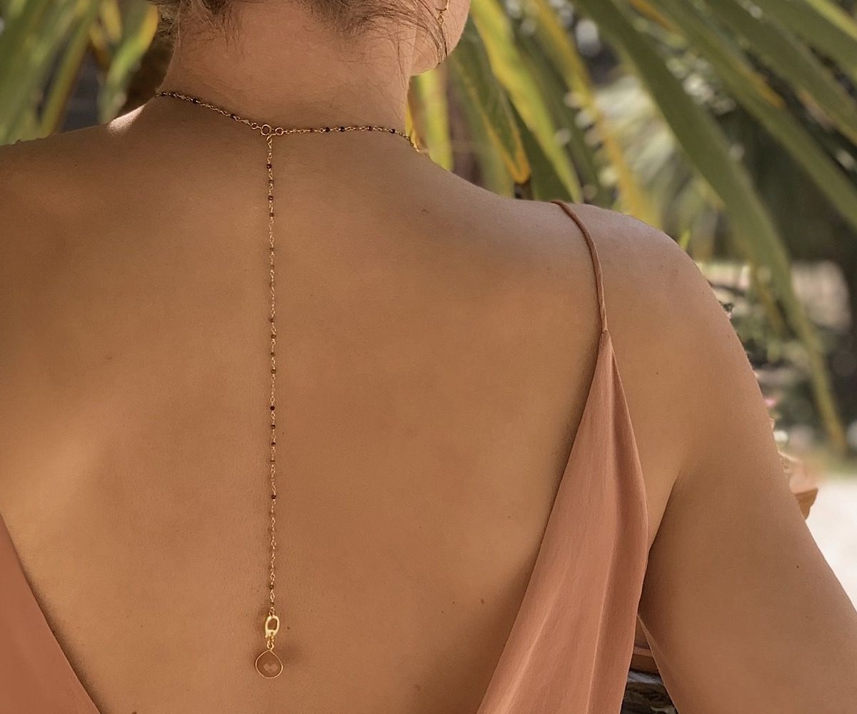 Choker et bijou de dos Vinyasa - vue 2