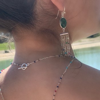 Boucles d'oreilles Matangi Mudra Argent