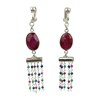 Boucles d'oreilles clips Anjaneyasana Argent - vue V1