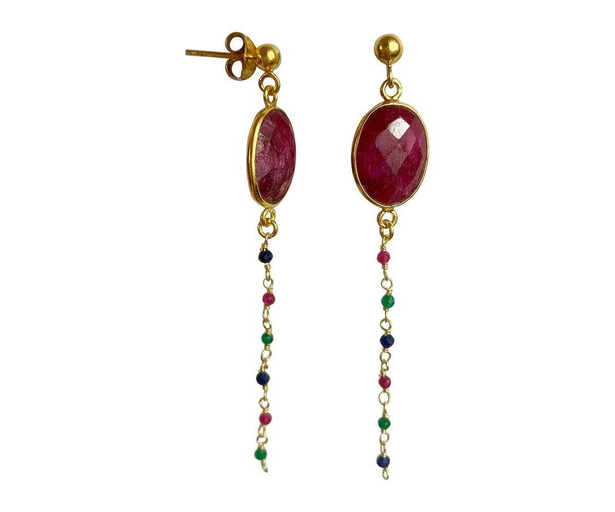 Boucles d'oreilles Yamas Doré