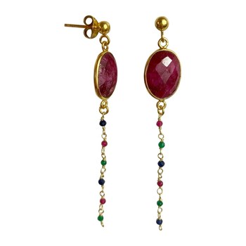 Boucles d'oreilles Yamas Doré