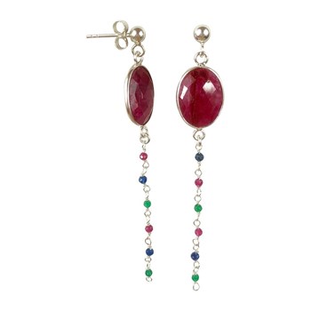 Boucles d'oreilles Yamas Argent