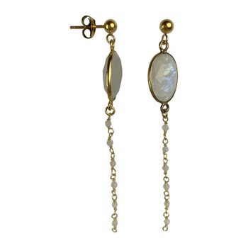 Boucles d'oreilles Natarajasana Doré