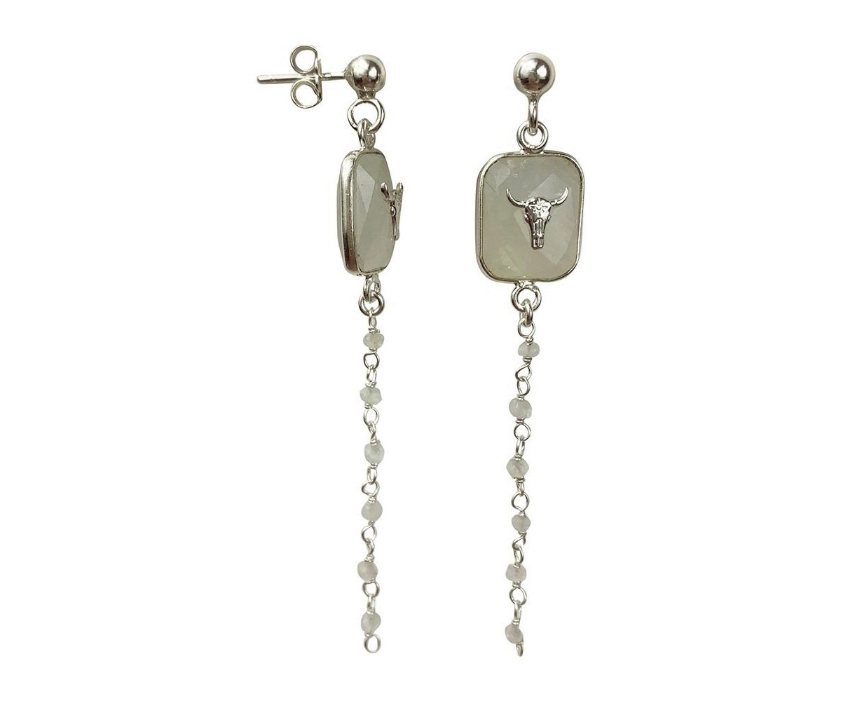 Boucles d'oreilles Hanumanasana Argent