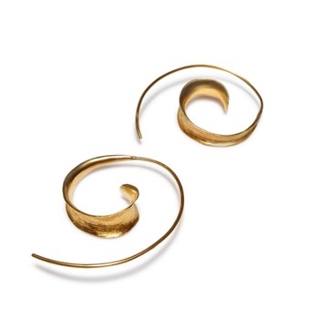 Créoles cires dorées