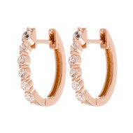 Boucles d'oreilles ANÄU Paris en Vermeil Rose