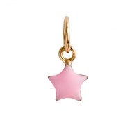 Pendentif étoile ANÄU Paris émail rose