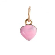 Pendentif coeur ANÄU Paris émail rose