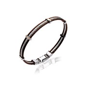 Bracelet acier pour homme CABLE - LorenzoR