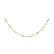 Collier doré CHAINE SIMPLE CARRÉ