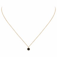 Collier doré Simple MOOREA Onyx