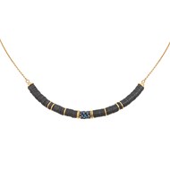 Collier doré Bermuda Blue FINEROCK GM