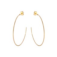 Créoles GM dorées DISCO