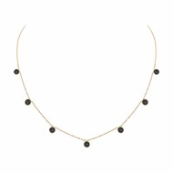 Collier doré MOOREA Onyx