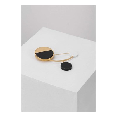 Broche contraste motif acrylique - vue V2