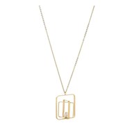 Collier pendant espace négatif